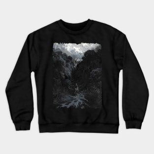 Sir Lancelot Approaching the Castle of Astolat Crewneck Sweatshirt